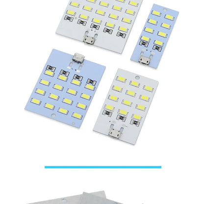 1PCS high quality 5730 smd 5V 430mA~470mA White Mirco Usb 5730 LED lighting panel USB mobile light Emergency light night light