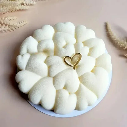 3D Heart Silicone Mousse Cake Moulds For Bakeware Tools Pastry Chocolate French Desserts Valentine's Day Cake Decorating Tools
