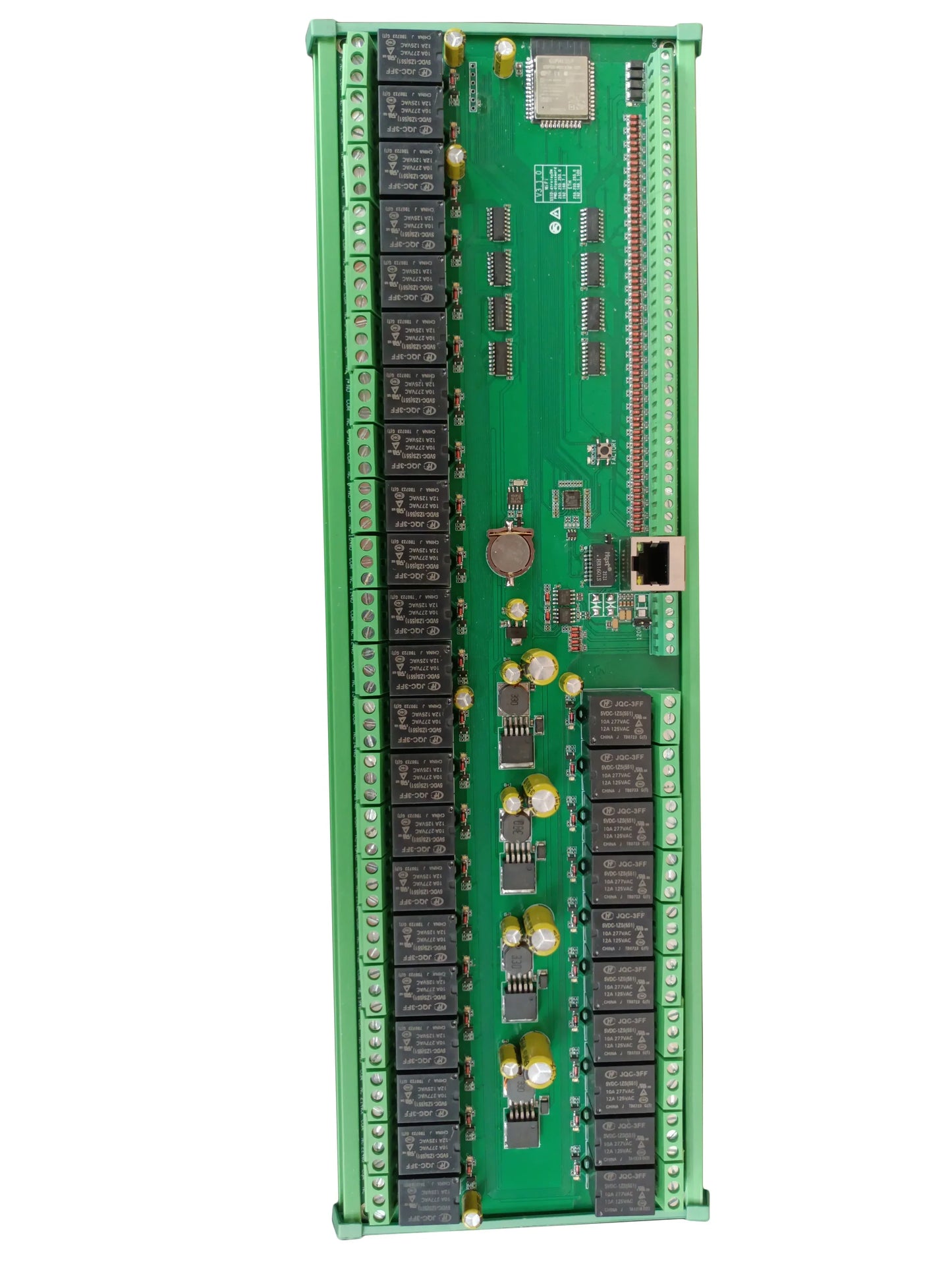 Ethernet Relay Board 16 32 Channel ESP32 WIFI MQTT Home Assistant Domoticz OpenHAB Digital Input Smart Switch