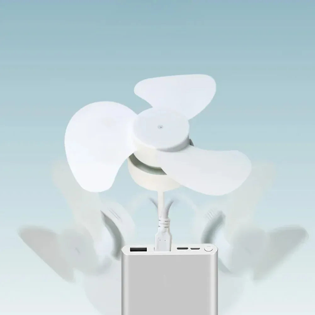 LED Mini Ceiling Fan E27 Base/USB Modern LED Ceiling Fan Hose Extender Indoor Ceiling Fan Light for Bedroom Living Room