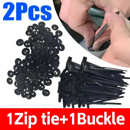 Self-Locking Clip Multi-Purpose General Purpose Nylon Cable Tie Auto Fasteners Screws Replacement Clips Car Accessories 1-40 Pcs
