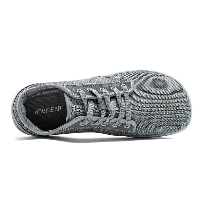 HOBIBEAR Minimalist Barefoot Shoes Unisex Wide Toe Zero Drop Walking Sneakers Mesh Lightweight Breathable Shoes