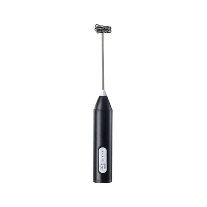 Electric Milk Frother 2 In 1 Rechargeable  Blender Stainless Steel 3 Speeds Coffee Mixer Egg Beater Handheld Foam Maker Tools