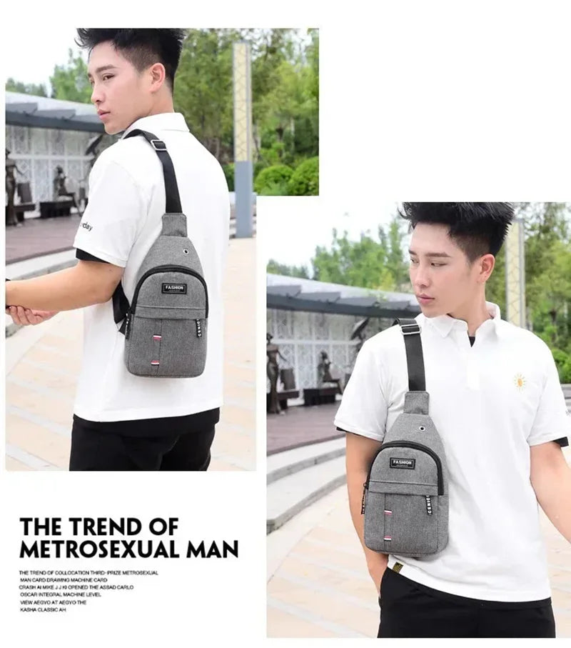 Men's Waterproof Fanny Pack with Adjustable Strap for Outdoor Activities Large Capacity Travel Running Hiking Cycling