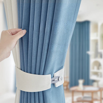Modern Simple Blackout Curtain Luxury Living Room Drape Room Balcony Floor-to-ceiling Windows Curtains Bedroom Soundproof Drapes