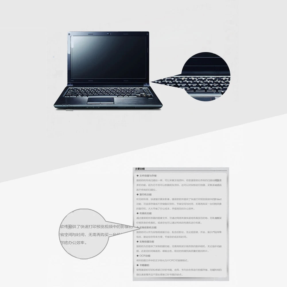Scanner Document iScan Portable Scanner Mini Handheld Document Scanner A4 Book Scanner for JPG and PDF Format 300/600/900 DPI