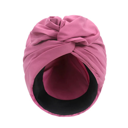 Woman Muslim Headscarf Cap Cotton Headband African Head Wraps Elegant Retro Turban for Ladies Beanies Caps Muslim Headpiece