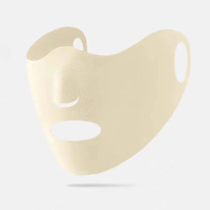 Women Men Sunscreen Mask Outdoor Cycling Face Mask Breathable Reusable Double Layer Ice Silk Masks Anti-UV Sun