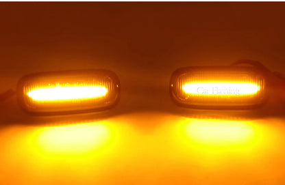 1 Set for Audi A3 S3 8L 2000-2003 A8 D2 1999-2002 TT 8N 2000-2006 LED Dynamic Side Marker Turn Signal Lights Indicator Lamps