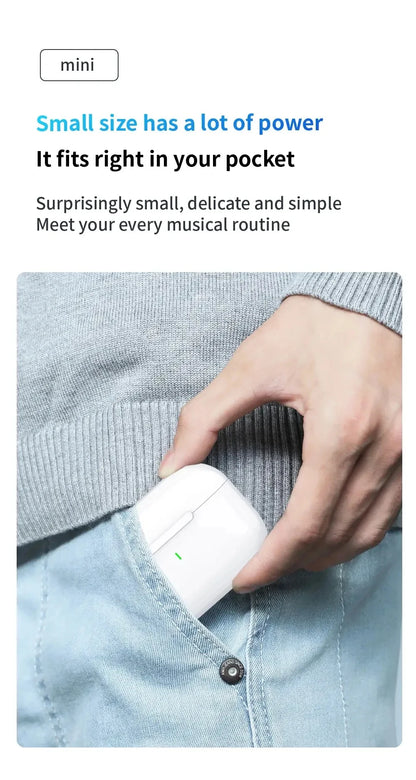 Air pro5 Earphones TWS Max Wireless Bluetooth In Ear Earbuds Sport Noise Cancelling Headset For iPhone Xiaomi Huawei Headphone