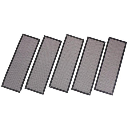 5 Set Universal DIY Shield backplane PVC Dust Filter For Computer Cooling Fan Shield Back Plate Chassis Bracket of Motherboard