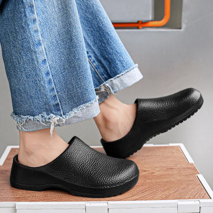 Men Chef Shoe Slippers Couples Garden Clogs Women Water Proof Cozy Sandals For Pet Workers Outdoor Fishing Shoes Doctor Shoes