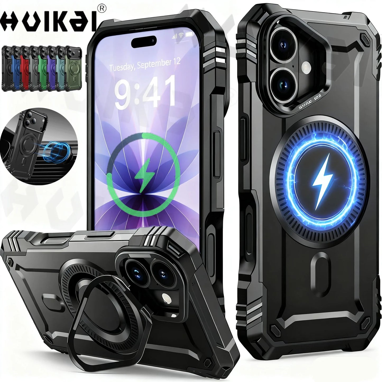 Case For Apple iPhone 17 Pro Max 17 Pro 17 Air iphone 17 Magsafe Magnetic Camera Protective Full Body Shockproof Protective Case