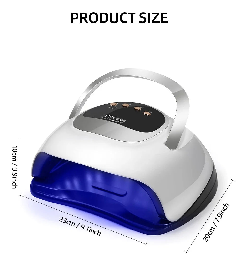 Professional 72 LEDS UV LED Nail Lamp For Fast Gel Nail Polish 320W Nail Dryer With 4 Timer Automatic Sensing For Salon