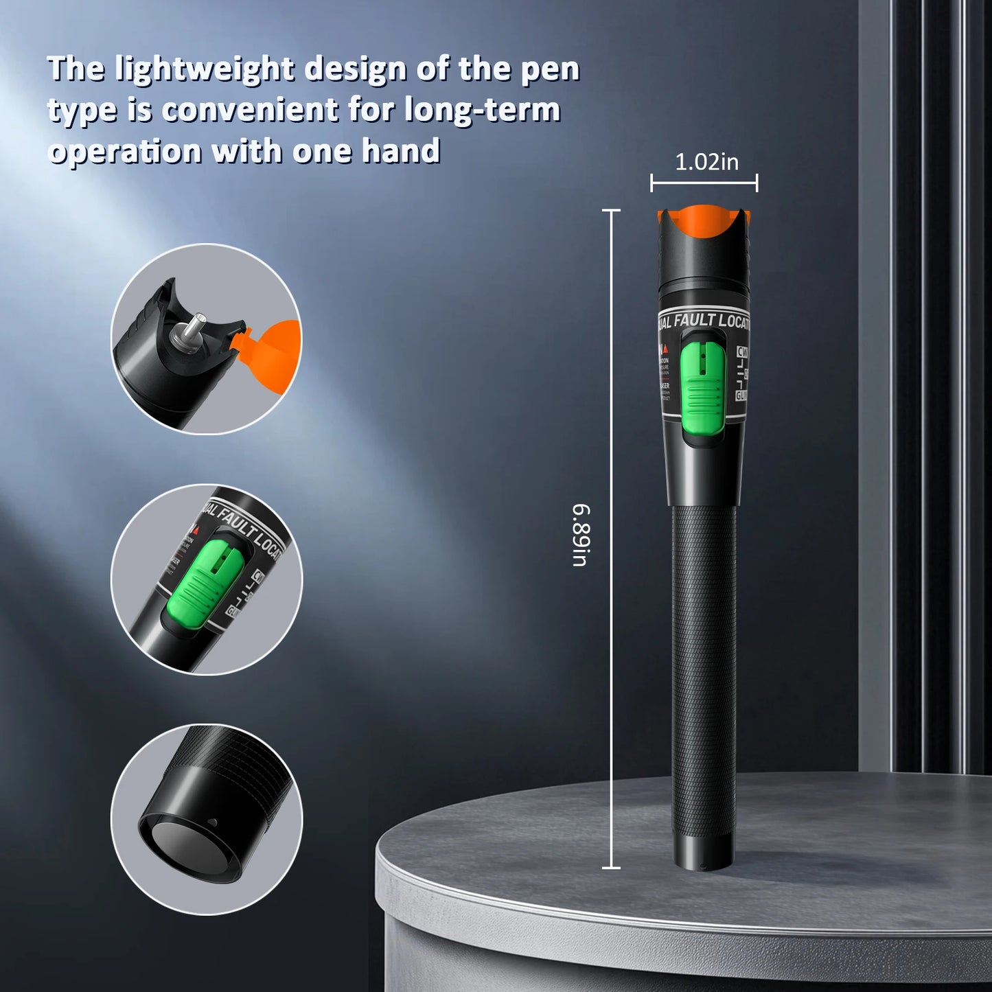 Fiber Optic Cable Tester Pen 30/50/80/100mw Visual Fault Locator SC/FC/ST 2.5mm Interface VFL 30/50/80/100Km Range