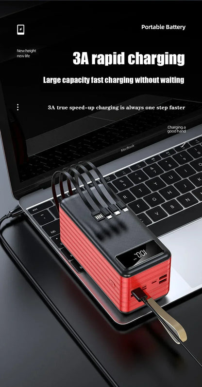 KEPAH 20W 5V3A 120000mAh Power Bank Portable Fast Charging External Battery Charger 120Ah Powerbank For iPhone Xiaomi mi