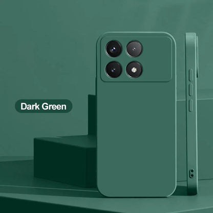 Poco X6 Pro Case Liquid Silicone Phone Case For Xiaomi Poco X6 Pro Poco X 6  X6Pro Pocox6 Pro 5G Shockproof Soft Cover