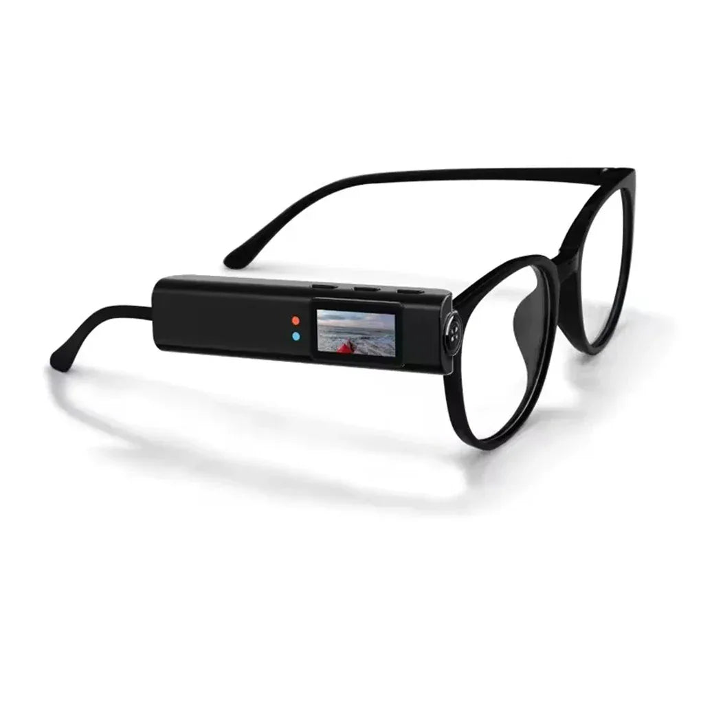 2.7K HD FPV Glasses Camera Wearable WiFi Video Camcorder 110°Wide Angle Lens Anti-shake 0.96" APP Control FPV Camera