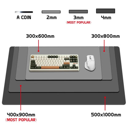 Perspective Grid Desk Mat Gaming Mat Pad on The Table Office Gamer Accessorie Keyboard Mat White Mouse Pad Mouse Carpet  playmat