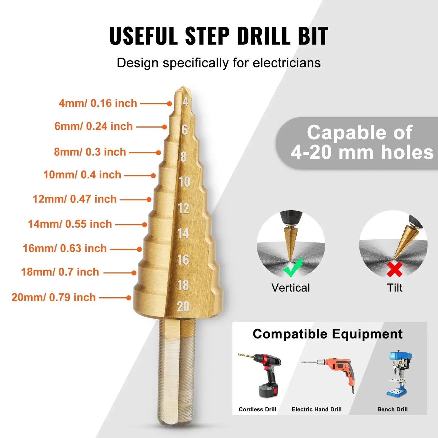 SucceBuy 15Ton Hydraulic Knockout Punch Driver Kit 1/2"-4" 10 Dies Carbon Steel Sheet Hole Opener Repair Tool Manuel Hole Digger