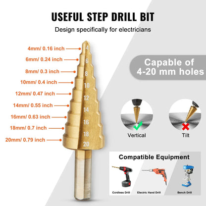 SucceBuy 15Ton Hydraulic Knockout Punch Driver Kit 1/2"-4" 10 Dies Carbon Steel Sheet Hole Opener Repair Tool Manuel Hole Digger