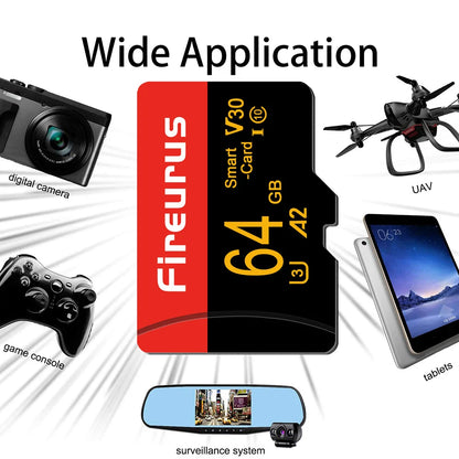 V30 Flash Micro Tf Sd Card 128GB Tarjeta Memoria High Speed  A2 U3 SD Card For Gaming/Drone