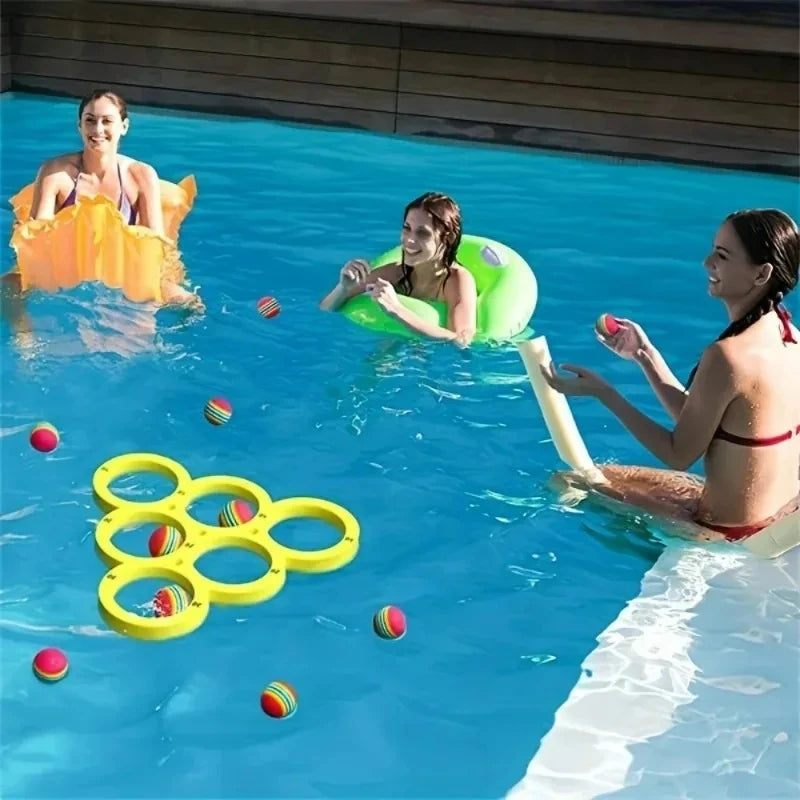 Pool Toy Fun Splash Water Sports Floating Pool Game Toy - Durable EVA Material, Random Color Ball, Perfect for Summer Fun