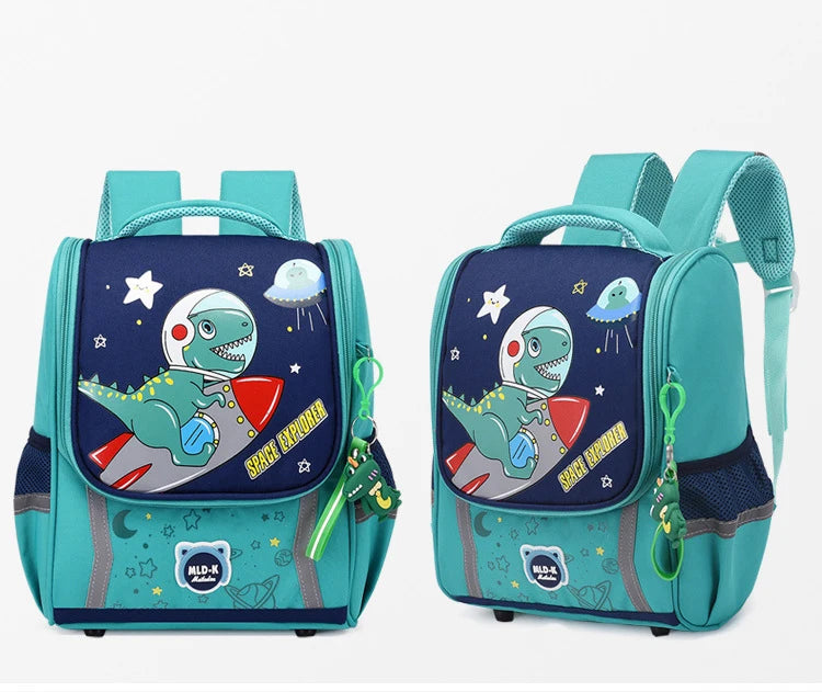 Cute Dinosaur Children Primary School Backpack 1 Grade Sac A Dos Pack Boys Cartoon School Bags For Kids Satchels Mochila Hombre