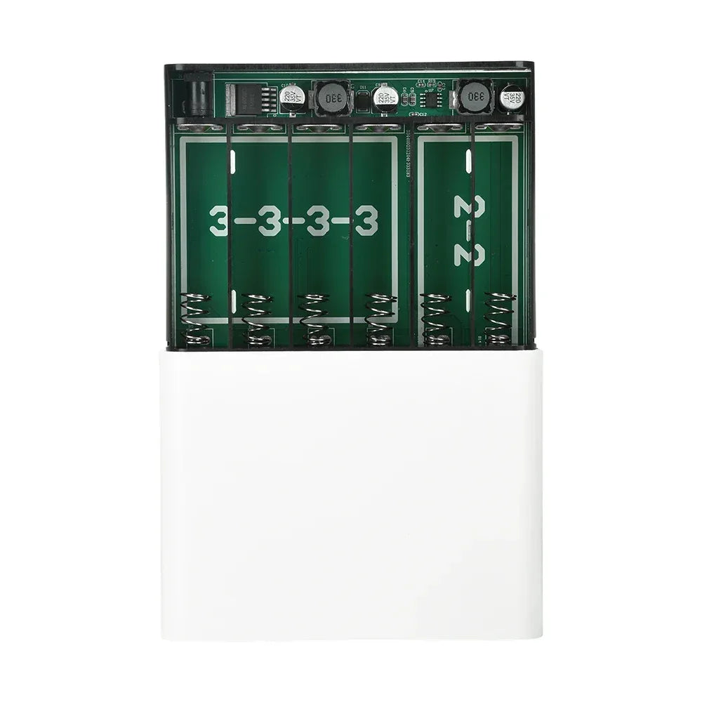 DC UPS 12-Cell Battery Power Supply Box Power Bank Kit 5V 9V 12V Output Optical Modem Router Uninterruptible Power Supply