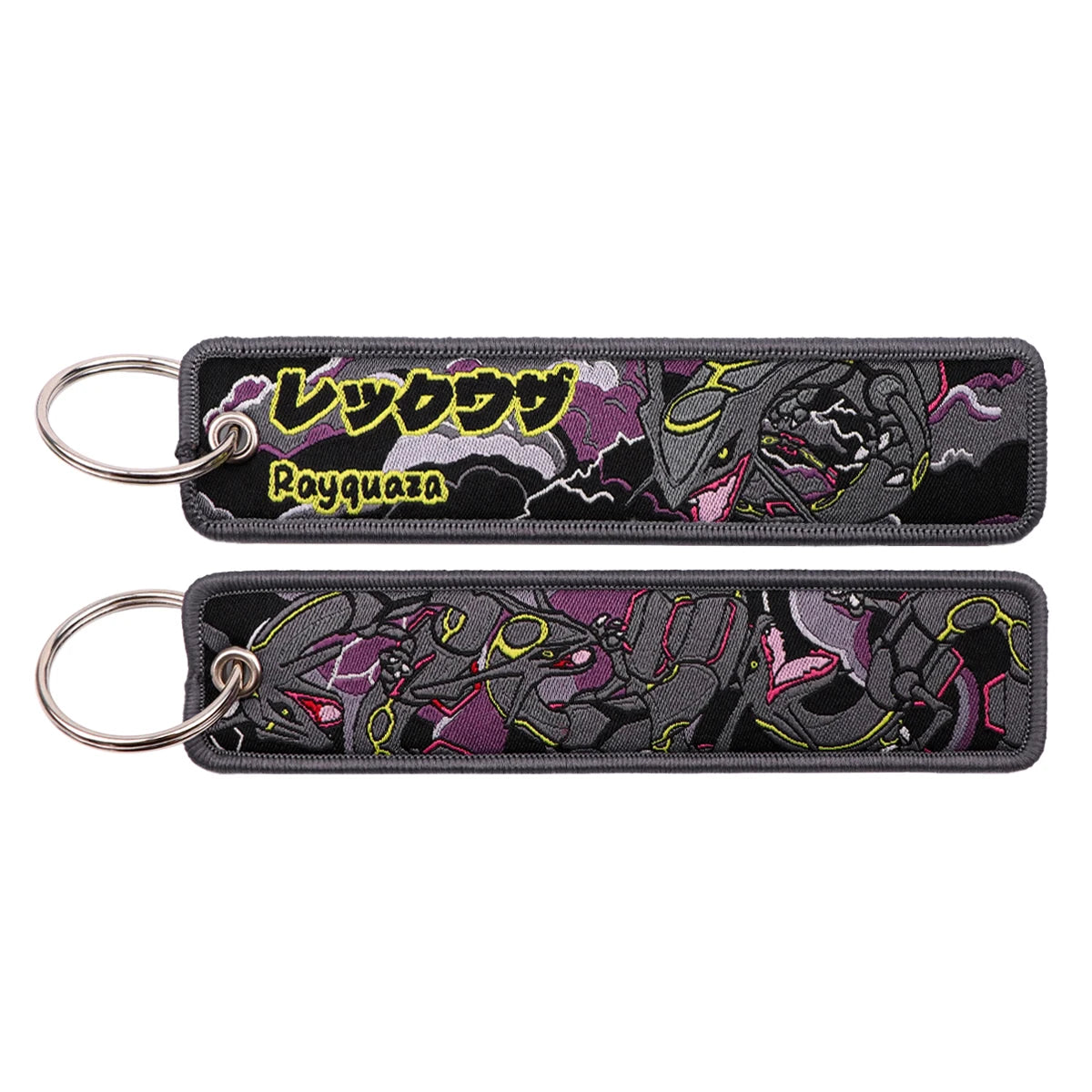 Kawaii Japanese Elf Anime Embroidery Key Fobs Key Tag Motorcycles Cars Backpack Chaveiro Keychain Fashion Keyring Friends Gifts