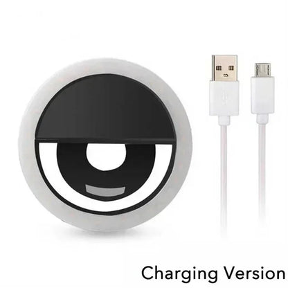 Led Selfie Ring Light USB Charge LED Selfie Fill Light Mobile Phone Live Broadcast Video LED Selfie Ring Lamp For All Smartphone