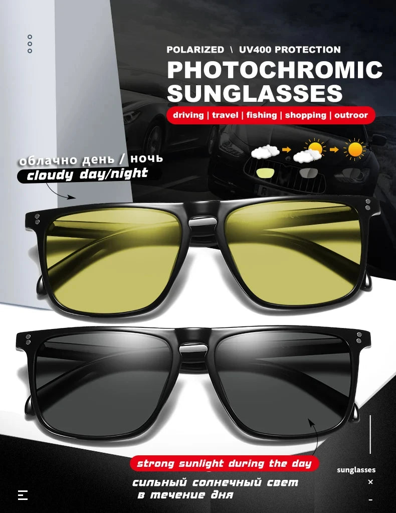 Fashion Blue-Light Shifting Sunglasses Micro-Rivet Design for Driving & Urban Escape Anti-Glare Daily Travel Essentials