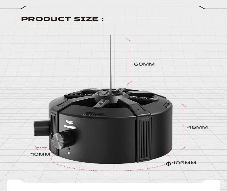 Tesla Coil Arc Music Box - Wide Voltage 110-240V, Bluetooth 5.3 Wireless+SD Card Lightning Purple Visual Arrangement.