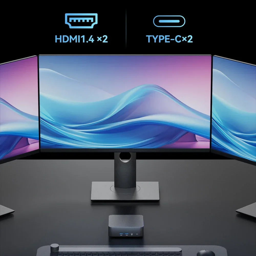 Mini Computer Windows 11 Intel Core I9 8950HK 16GB DDR4 1TB SSD PC Gamer PC Dual WIFI 6 BT5.2 4K HD Mini Gaming Pc Desktop