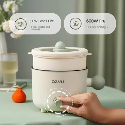 Electric Rice Pot Multicooker Hotpot Stew Heating Pan Noodles Eggs Soup Steamer Rice Cookers Cooking Pot for Home