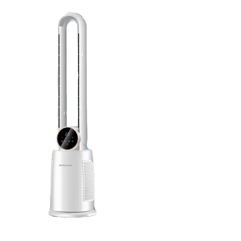 Bladeless Tower Fan with Remote Control 120° Oscillating Air Purifier for Baby Room/Dorm Quiet Floor Fan with Sterilization