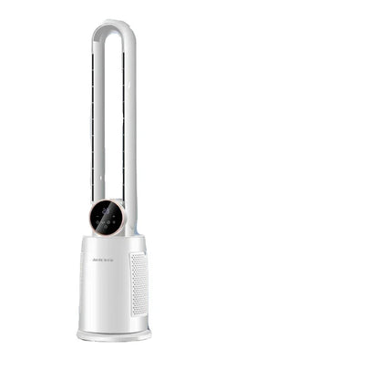 Bladeless Tower Fan with Remote Control 120° Oscillating Air Purifier for Baby Room/Dorm Quiet Floor Fan with Sterilization