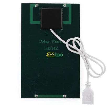 5V USB Solar Charger Outdoor Portable Waterproof Hiking Camping for Power Bank Phone Small Electronics  portable solar panel