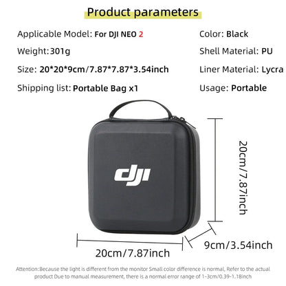 Carrying Shockproof Case For DJI NEO 2 Case Portable Storage Bag For DJI Neo 2 Drone Remote Accessories