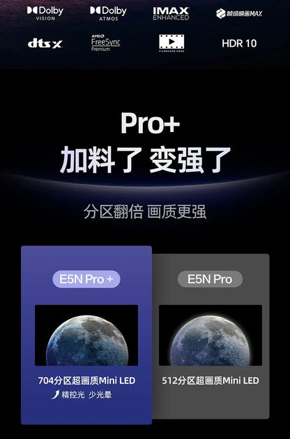 lcX Pro + 75 inch Mini LED TV LCD Home