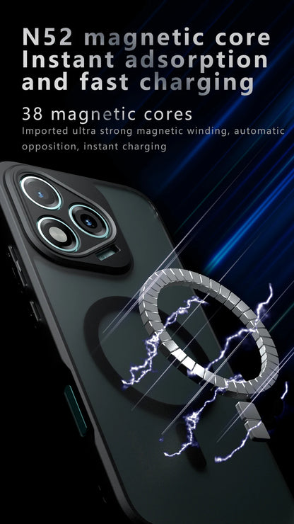 For Magsafe Magnetic Wireless Charging Case For Honor 400 Lite Honor400Lite Shockproof Matte Back Cover Coque