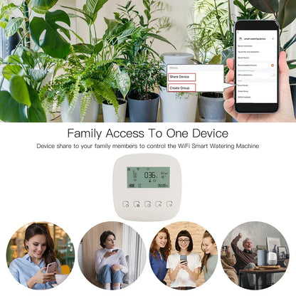 WiFi Tuya Smart Watering Machine Automatic Micro-drip Irrigation System Plants Controller System Irrigation Tool Alexa Google