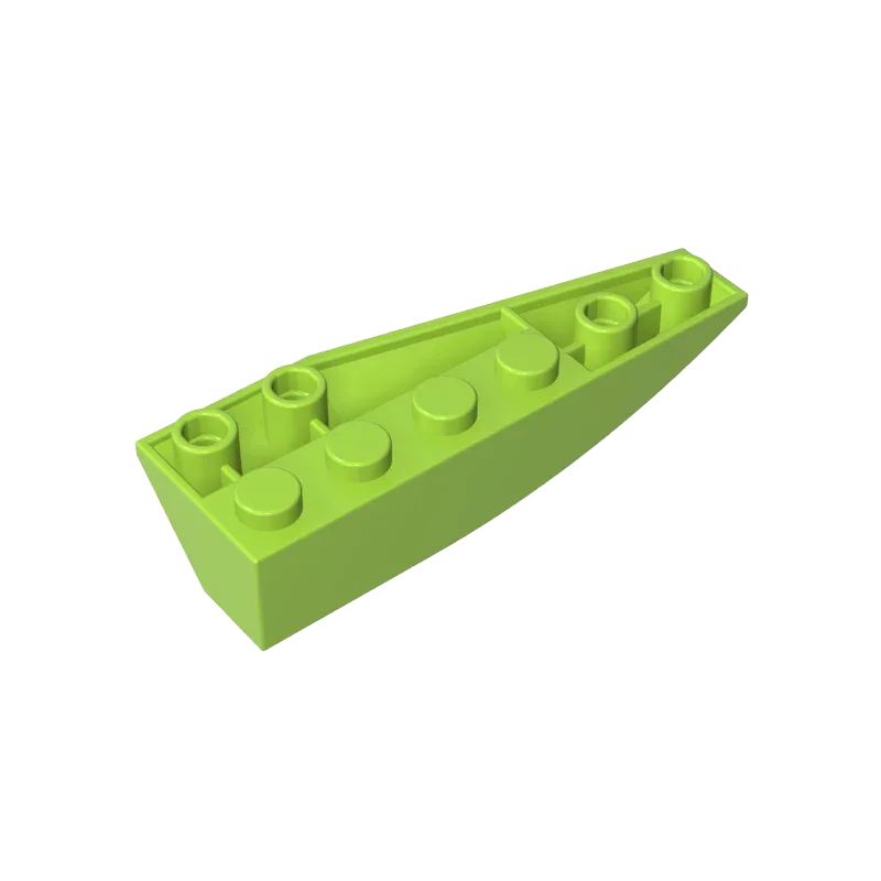 Gobricks 10PCS 41765 Bricks Wedge Curved Inverted 6 x 2 Parts Left Compatible MOC Building Block Adult Kids DIY Education Model