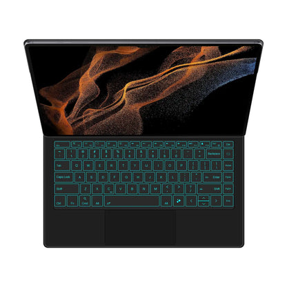 Magic Keyboard For Samsung Galaxy Tab S8 Ultra S10 S9 14.6 Inch S8U Tablet Magnetic Book Cover Case X900 X906 Backlight Touchpad