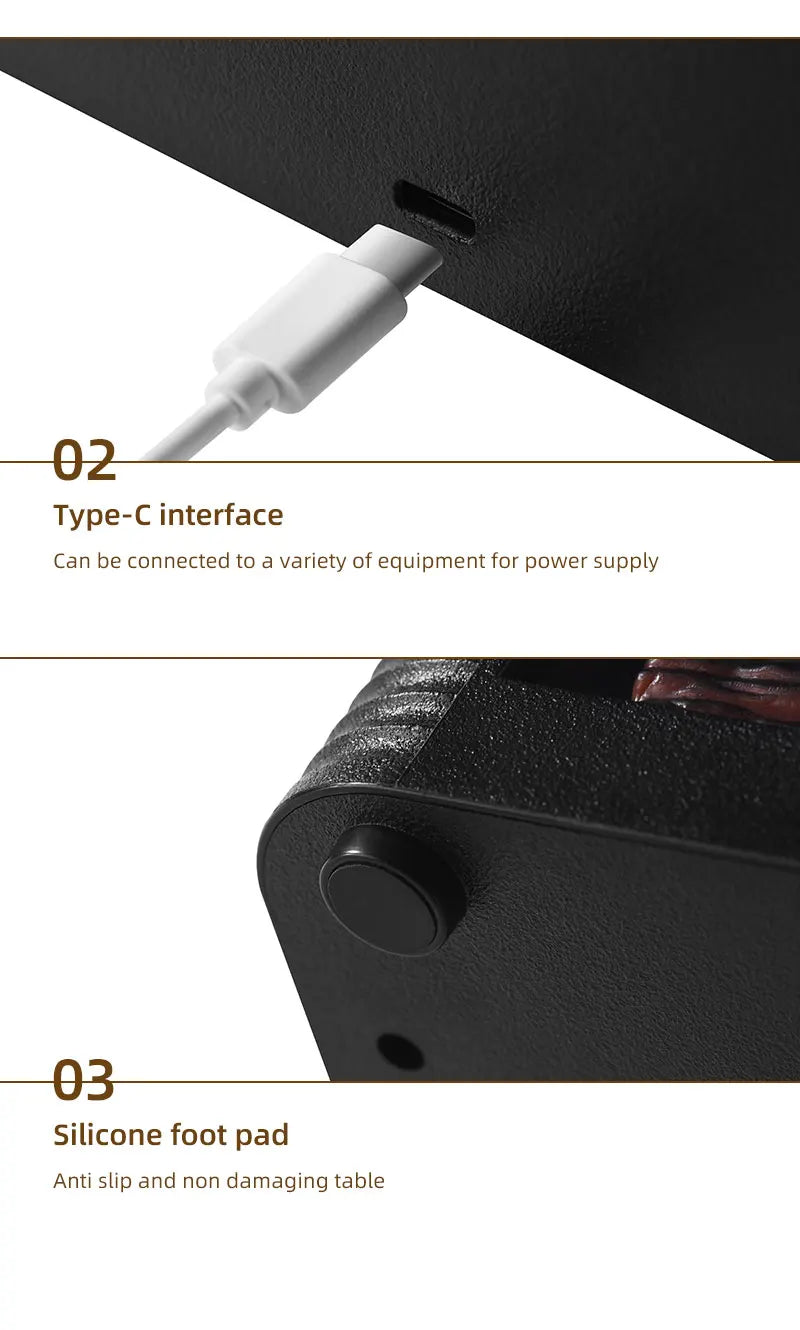 250ml Flame Fireplace Aroma Humidifier Colorful Light Aromatherapy Essential Oil Diffuser with Timed Auto Off for Home Bedroom
