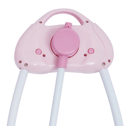 Electric Baby Cradle Auto Swing Rocker Cot Infant Sleeping Bed Swing Crib Kit Timer+Bluetooth Music+Mat+Pillow 5Gears Adjustable