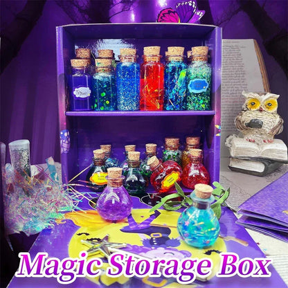 Fairy Magic Potions Kit Kids DIY Witch Glowing Spell Potion DIY Handmade Toys Science Experiments Kids Craft Kit Educational Toy