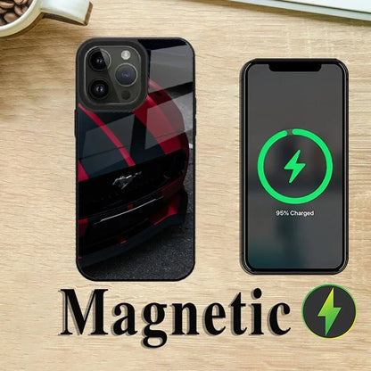 F-Fords Car M-Mustang Phone Case For iPhone 16,15,14,13,12,11,Plus,Pro,Max Mini Magsafe Magnetic Wireless Charging