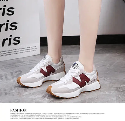2026 New Women Casual Shoes Fashion Breathable Walking Flat Shoes Sneakers Women 2025 Gym Vulcanized Shoes White Female Footwear