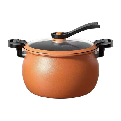 Pressure Cooker Non-stick Large-Capacity Multifunctional Cookware with Transparent Lid Slow Rice Cooker for Cooking Canning